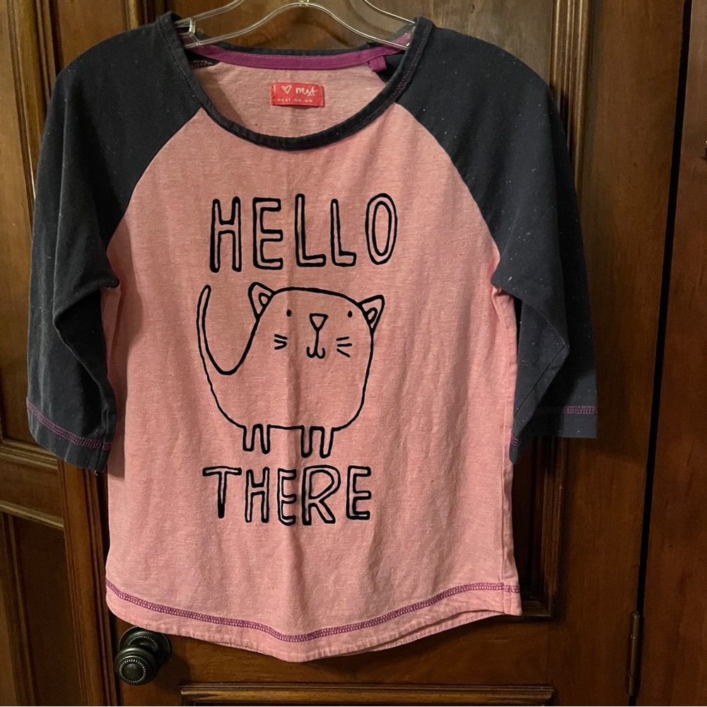 Next brand 3/4 length sleeve tee, size 9 years